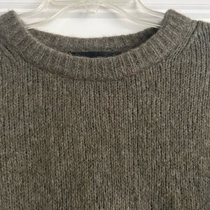 Jenni Kayne Small Sage Atlas Pullover Sweater Merino Wool Cashmere Crewneck